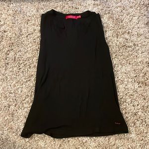 N:philanthropy black ribbed tank